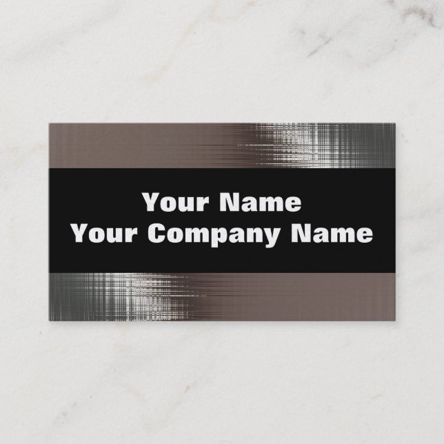 Gold Metal Business Cards (Front)