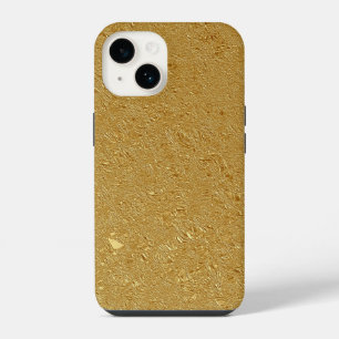 Gold Metal Flakes   iPhone 14 Case