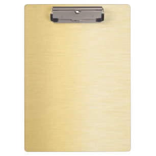 Gold Metal Look Klemmbrett Clipboard