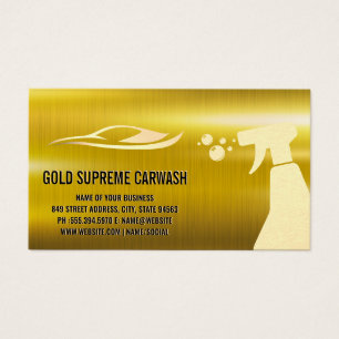 Gold Metallic Background   Auto Logo and Spray