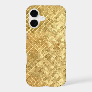Gold Metallic Diamond Pattern