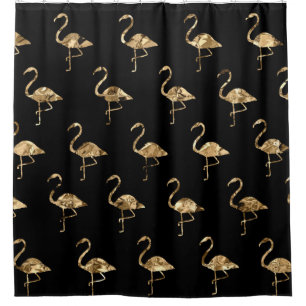 Gold Metallic Flamingo