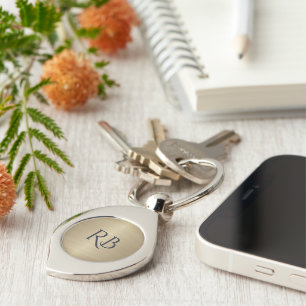 Gold Metallic  Keychain
