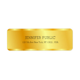 Gold Metallic Look Elegant Glamour Personnalisé