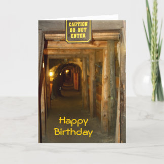 Gold Mine Birthday Card