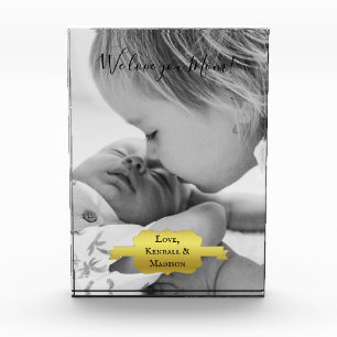Gold Minimalist Mother's Day Photo Block