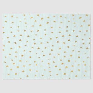 Gold Mint Glam Dot Chic Tissue Paper