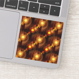 Gold Modern Boho Elegant Abstract Art Pattern #501