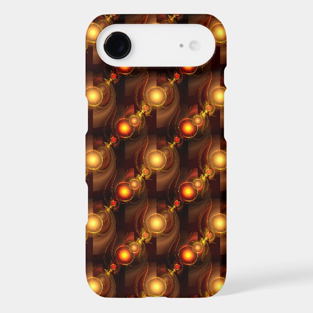 Gold Modern Boho Elegant Abstract Art Pattern #501 (Back)