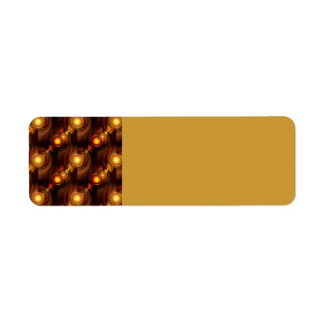 Gold Modern Boho Elegant Abstract Art Pattern #501 (Front)
