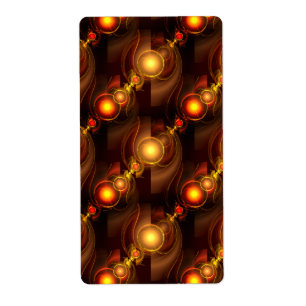 Gold Modern Boho Elegant Abstract Art Pattern #501