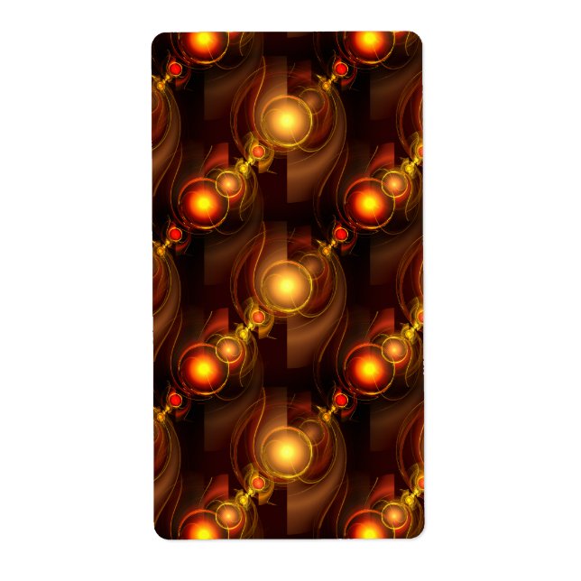 Gold Modern Boho Elegant Abstract Art Pattern #501 (Front)