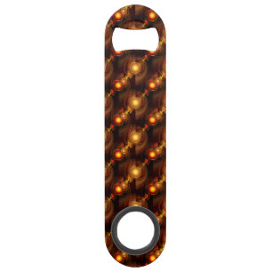 Gold Modern Boho Elegant Abstract Art Pattern #501 Bar Key