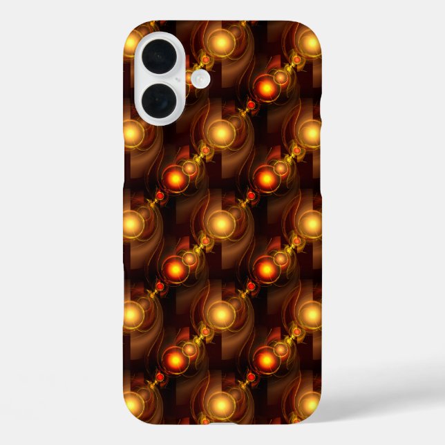 Gold Modern Boho Elegant Abstract Art Pattern #501 Case-Mate iPhone Case (Back)