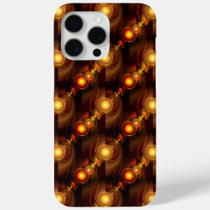 Gold Modern Boho Elegant Abstract Art Pattern #501 iPhone 15 Pro Max Case