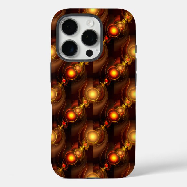 Gold Modern Boho Elegant Abstract Art Pattern #501 Case-Mate iPhone Case (Back)