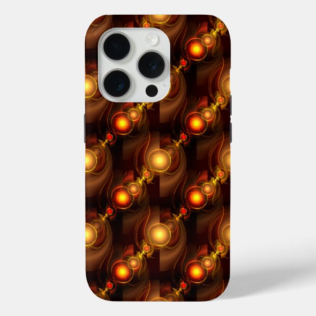 Gold Modern Boho Elegant Abstract Art Pattern #501 Case-Mate iPhone Case (Back)