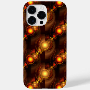 Gold Modern Boho Elegant Abstract Art Pattern #501 Case-Mate iPhone 14 Pro Max Case