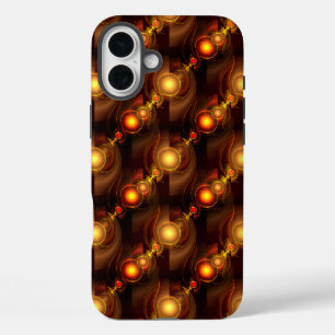 Gold Modern Boho Elegant Abstract Art Pattern #501 iPhone 16 Plus Case