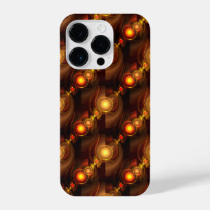 Gold Modern Boho Elegant Abstract Art Pattern #501 iPhone 14 Pro Case