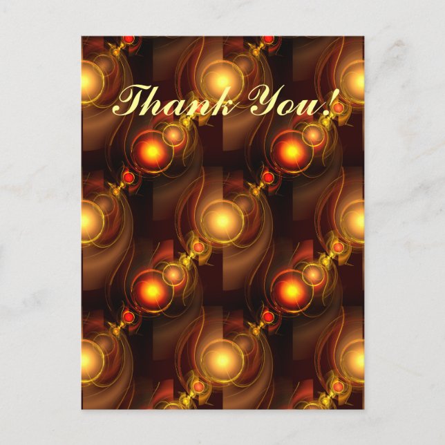 Gold Modern Boho Elegant Abstract Art Pattern #501 Postcard (Front)