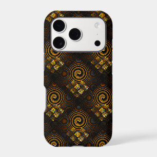 Gold Modern Boho Elegant Abstract Art Pattern #502