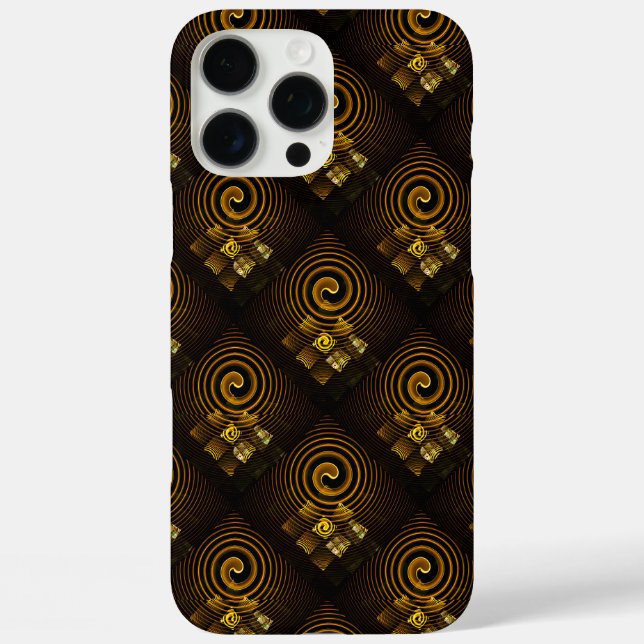 Gold Modern Boho Elegant Abstract Art Pattern #502 Case-Mate iPhone Case (Back)