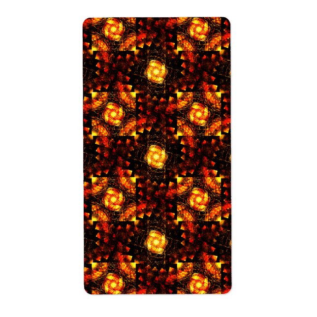 Gold Modern Boho Elegant Abstract Art Pattern #506 (Front)