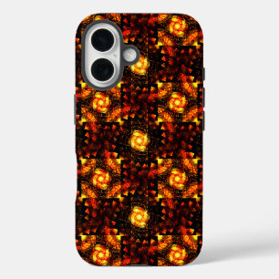 Gold Modern Boho Elegant Abstract Art Pattern #506 iPhone 16 Case