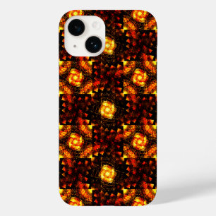 Gold Modern Boho Elegant Abstract Art Pattern #506 Case-Mate iPhone 14 Case