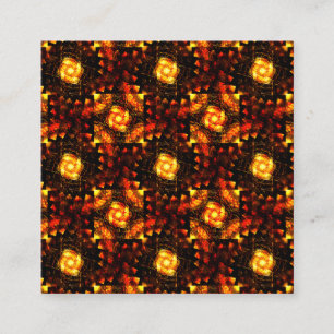 Gold Modern Boho Elegant Abstract Art Pattern #506 Enclosure Card