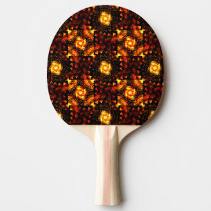 Gold Modern Boho Elegant Abstract Art Pattern #506 Ping Pong Paddle
