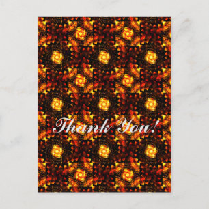 Gold Modern Boho Elegant Abstract Art Pattern #506 Postcard