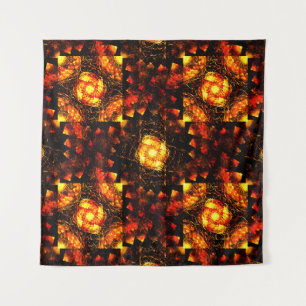 Gold Modern Boho Elegant Abstract Art Pattern #506 Tapestry