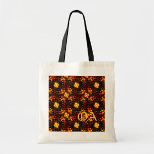 Gold Modern Boho Elegant Abstract Art Pattern #506 Tote Bag