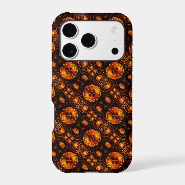 Gold Modern Boho Elegant Abstract Art Pattern #507 (Back)