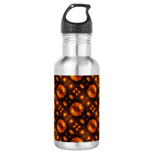 Gold Modern Boho Elegant Abstract Art Pattern #507 532 Ml Water Bottle