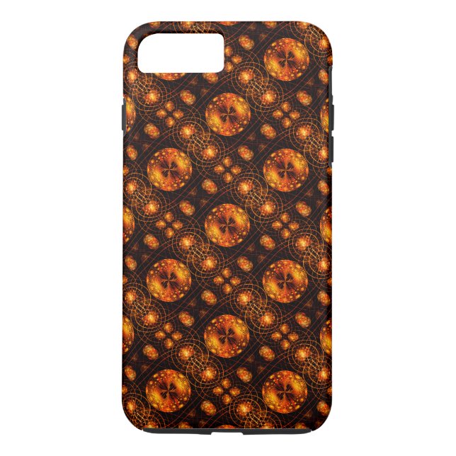 Gold Modern Boho Elegant Abstract Art Pattern #507 Case-Mate iPhone Case (Back)