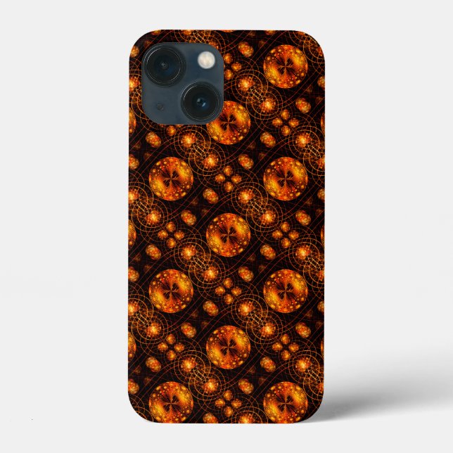 Gold Modern Boho Elegant Abstract Art Pattern #507 Case-Mate iPhone Case (Back)