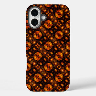 Gold Modern Boho Elegant Abstract Art Pattern #507 iPhone 16 Plus Case
