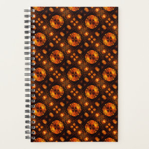 Gold Modern Boho Elegant Abstract Art Pattern #507 Planner