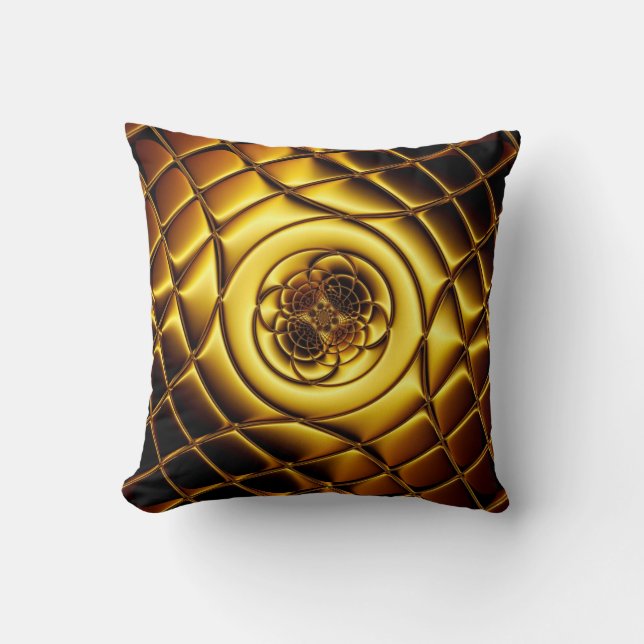 Gold. MoJo Pillows // Cushions (Front)