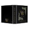 Gold Monogram Greenery  Black Office School