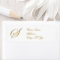 Gold Monogram S Customized Return Address Labels