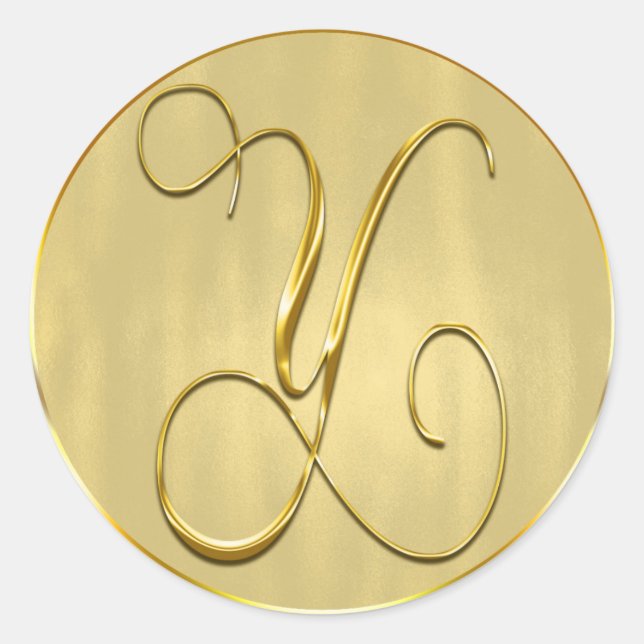 Gold Monogram Y Seal (Front)