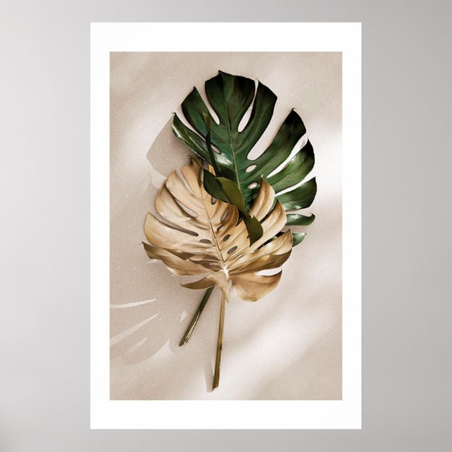 GOLD MONSTERA NO1 POSTER (Front)