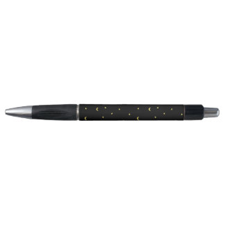 Gold Moon and Stars Pen