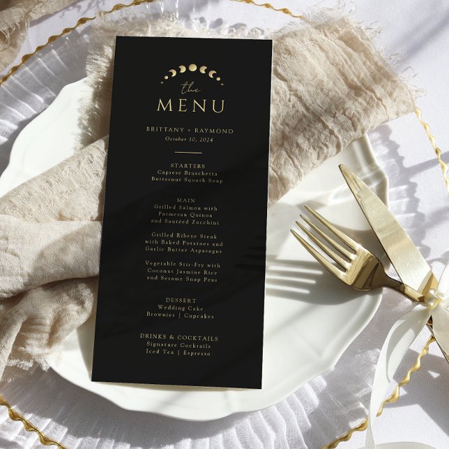 Gold Moon Wedding Menu (Creator Uploaded)