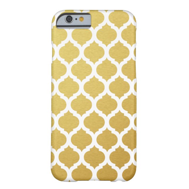 Gold Moroccan Pattern iPhone 6 Case (Back)