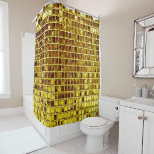 Gold Mosaic Tiles Elegant Modern Luxury